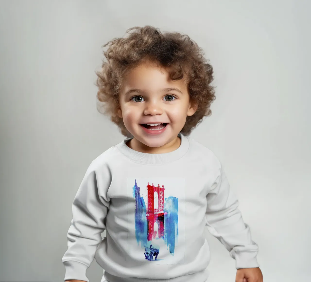 Manhattan Bridge felpa neonato da Róbert Farkas