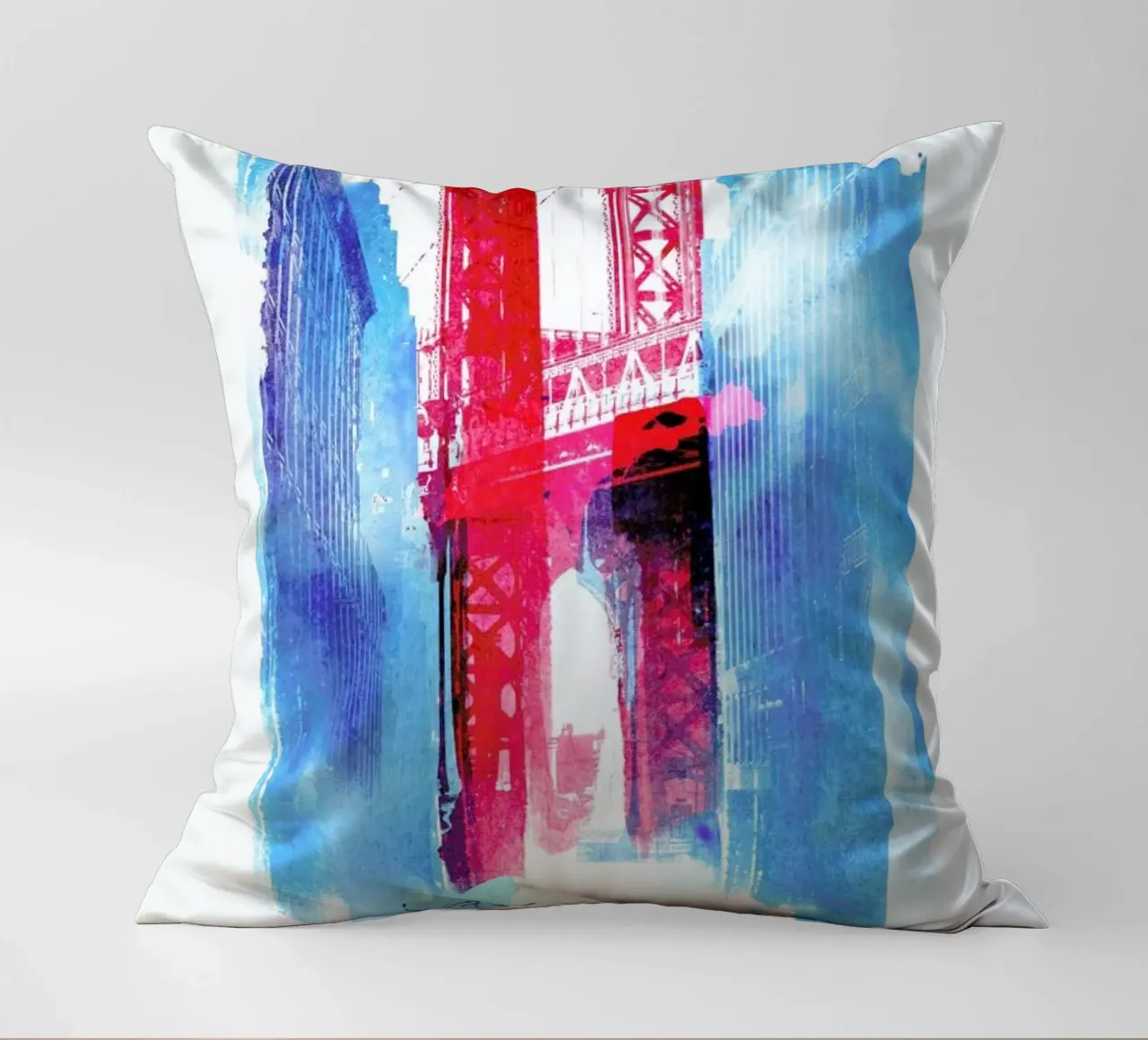 Manhattan Bridge cuscino da Róbert Farkas