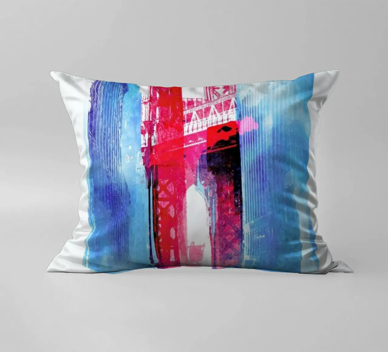 Manhattan Bridge cuscino da Róbert Farkas