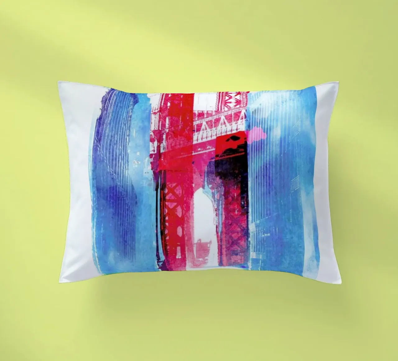Manhattan Bridge cuscino da Róbert Farkas