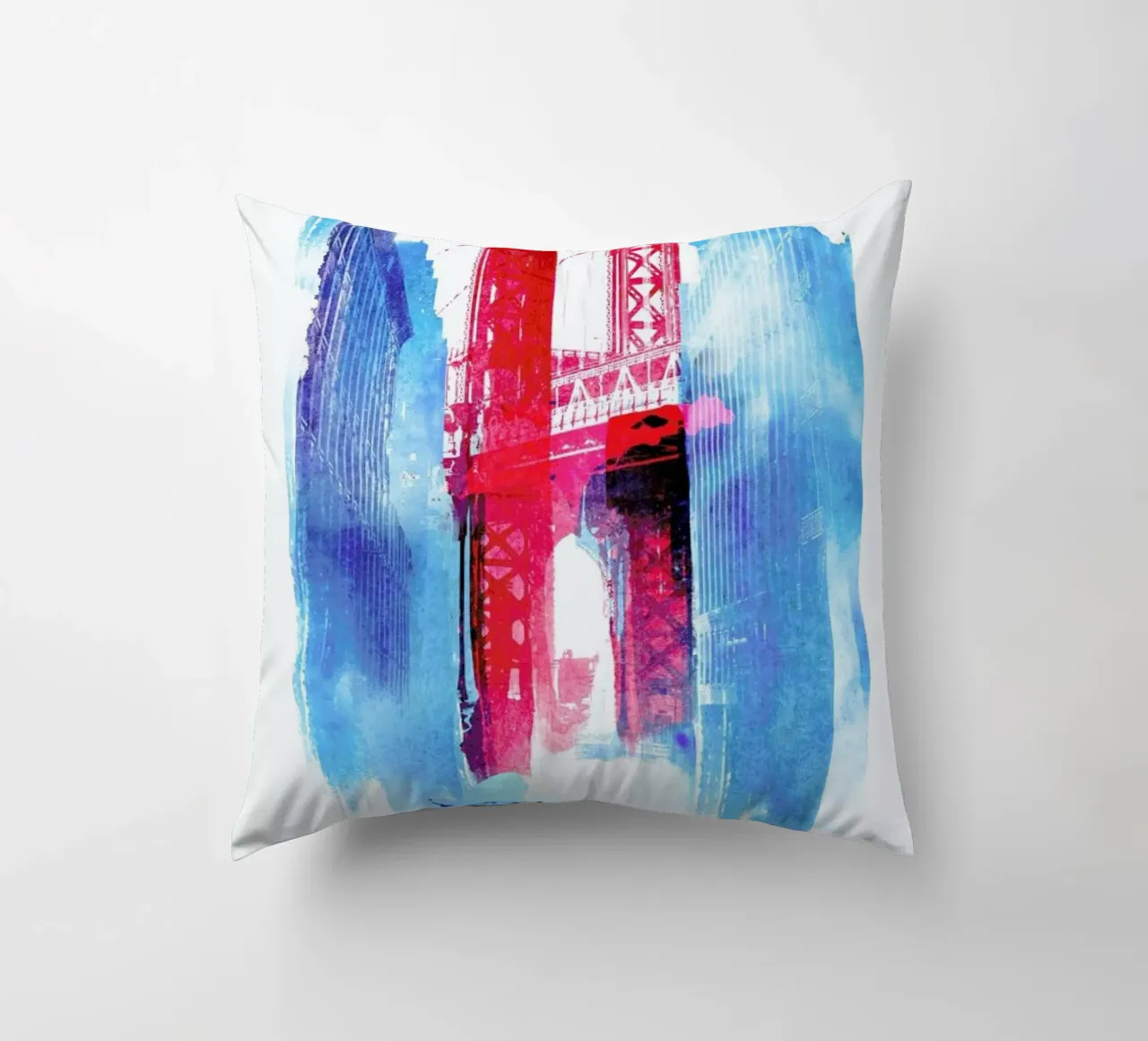 Manhattan Bridge cuscino da Róbert Farkas