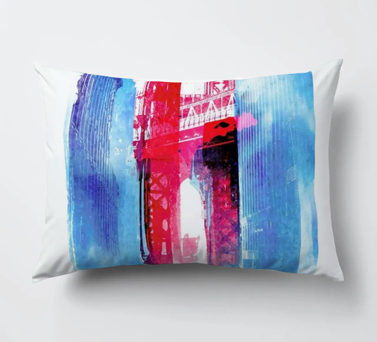 Manhattan Bridge cuscino da Róbert Farkas