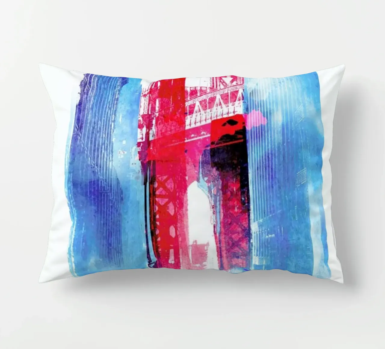 Manhattan Bridge cuscino da Róbert Farkas