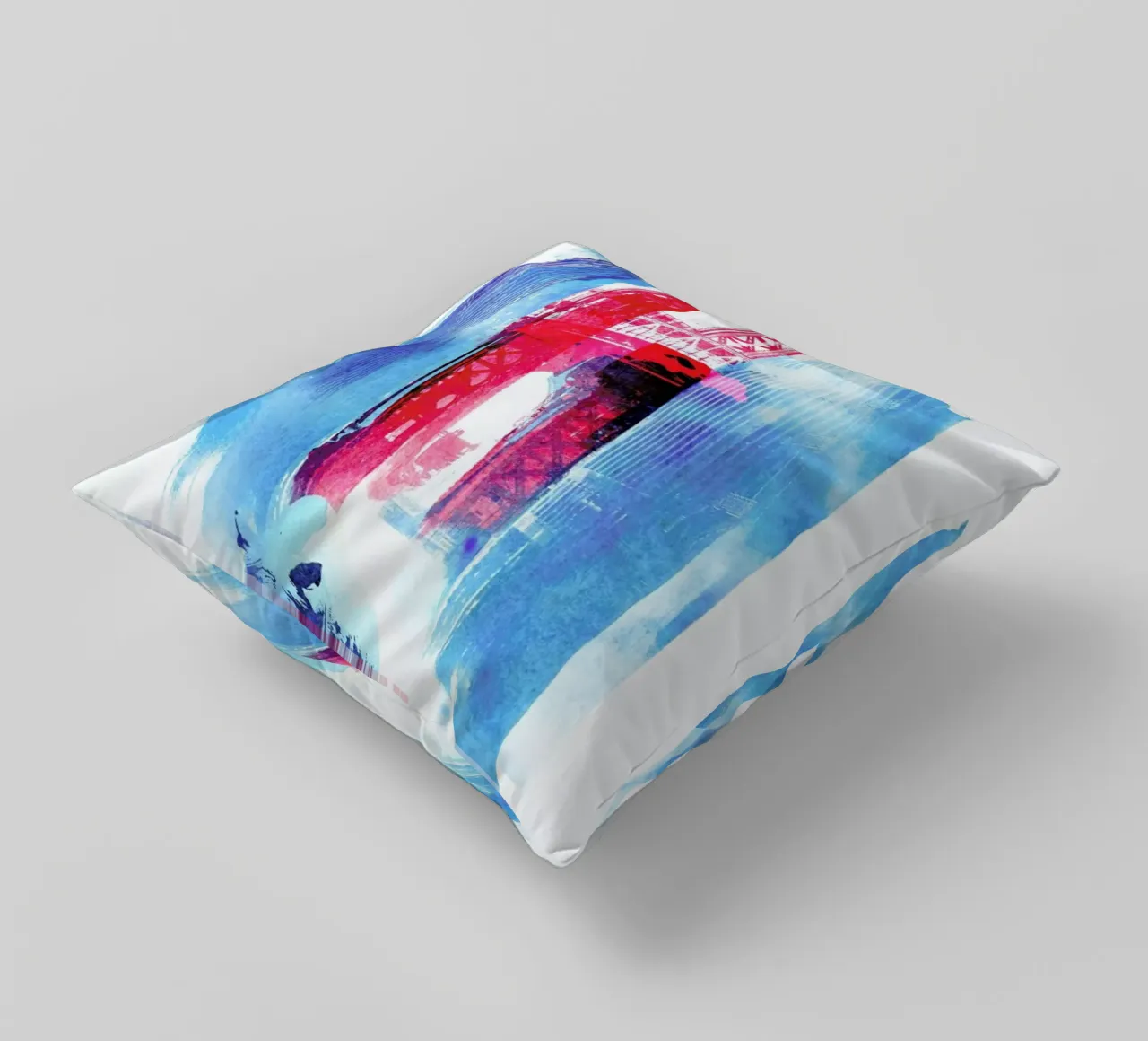 Manhattan Bridge cuscino da Róbert Farkas