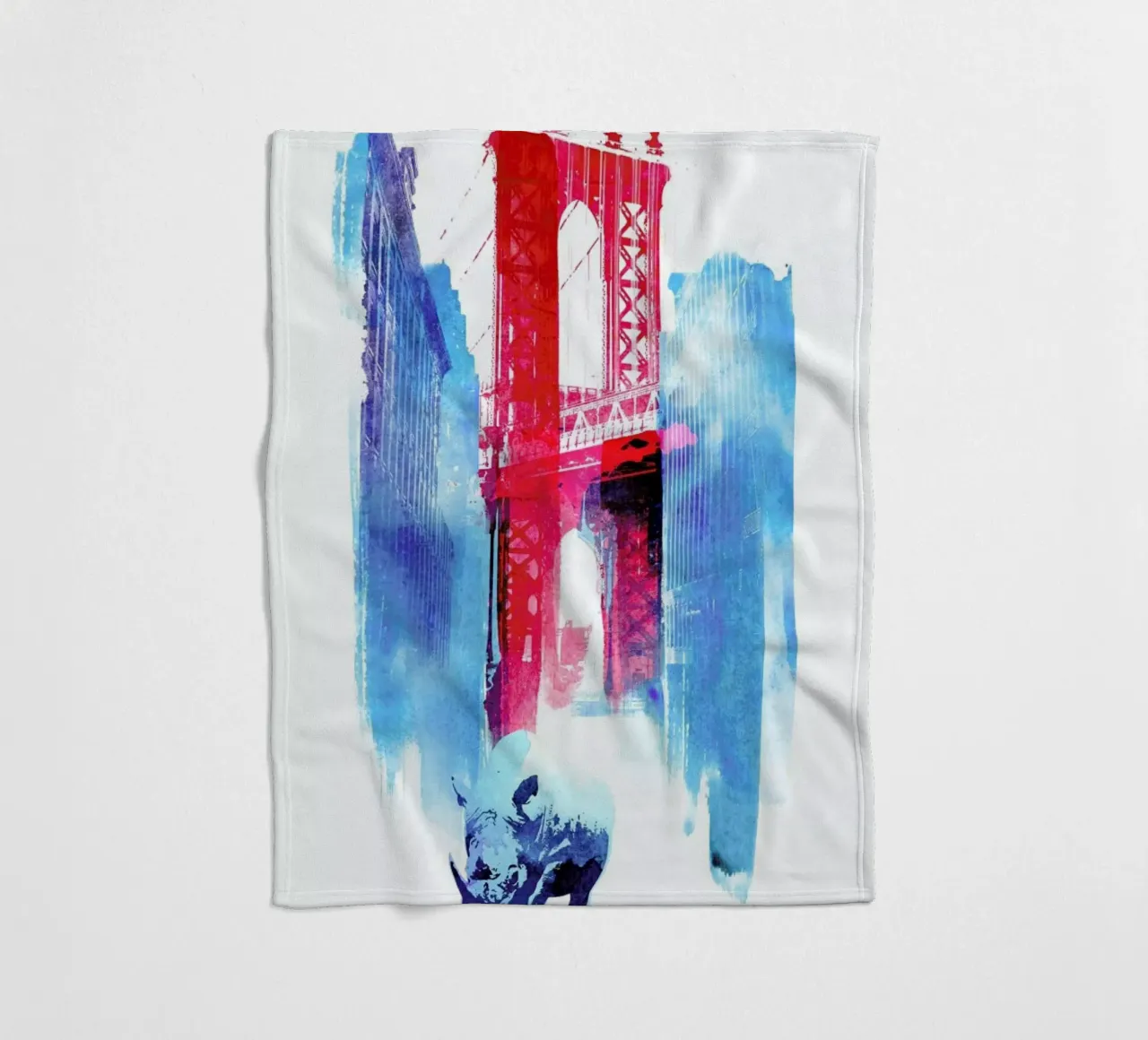 Manhattan Bridge coperta in pile da Róbert Farkas