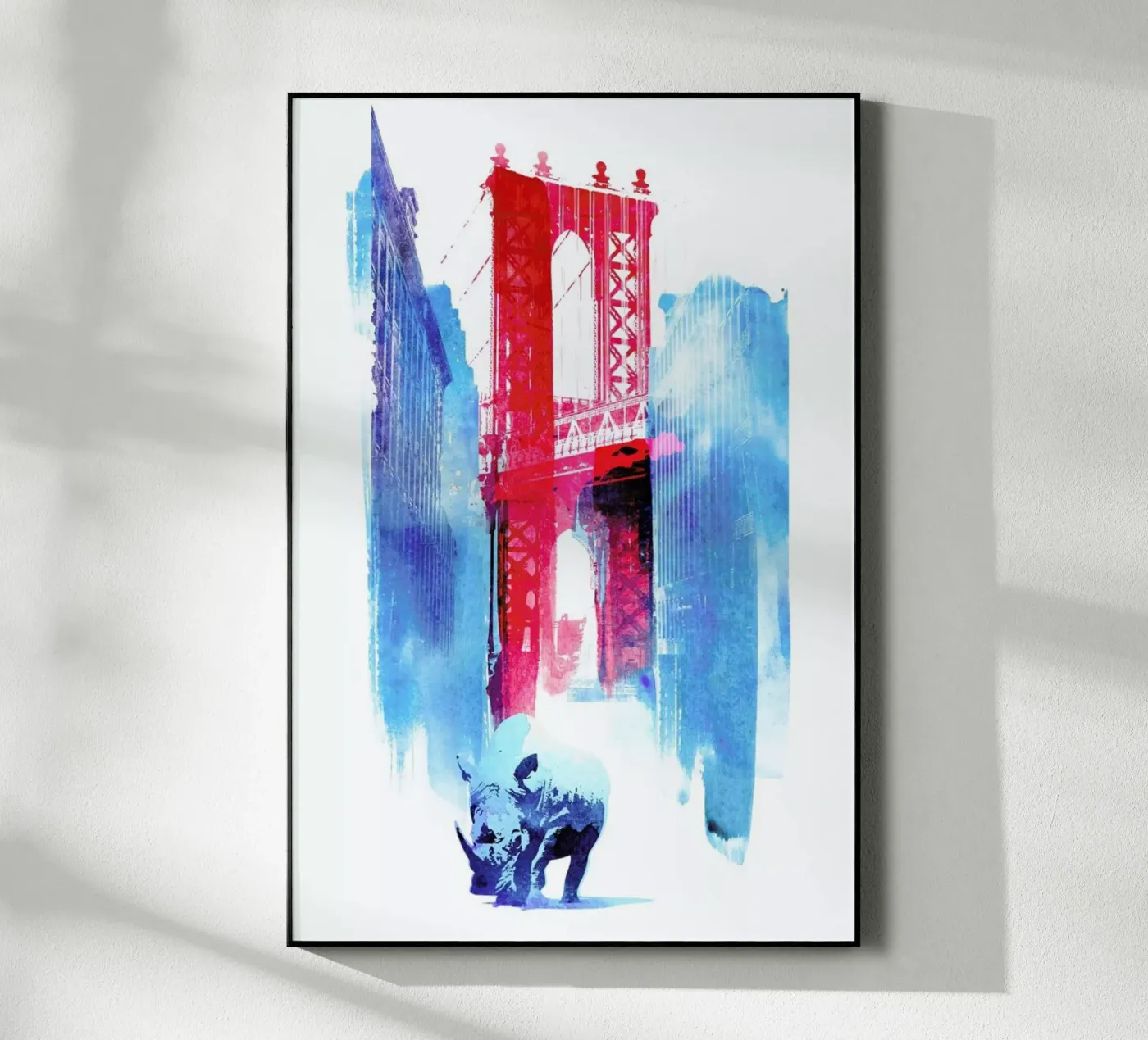 Manhattan Bridge Acryl-Glas von Róbert Farkas