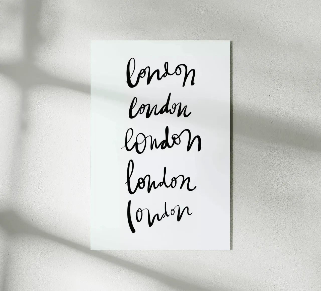 London plexiglass da Kristen Polsinelli