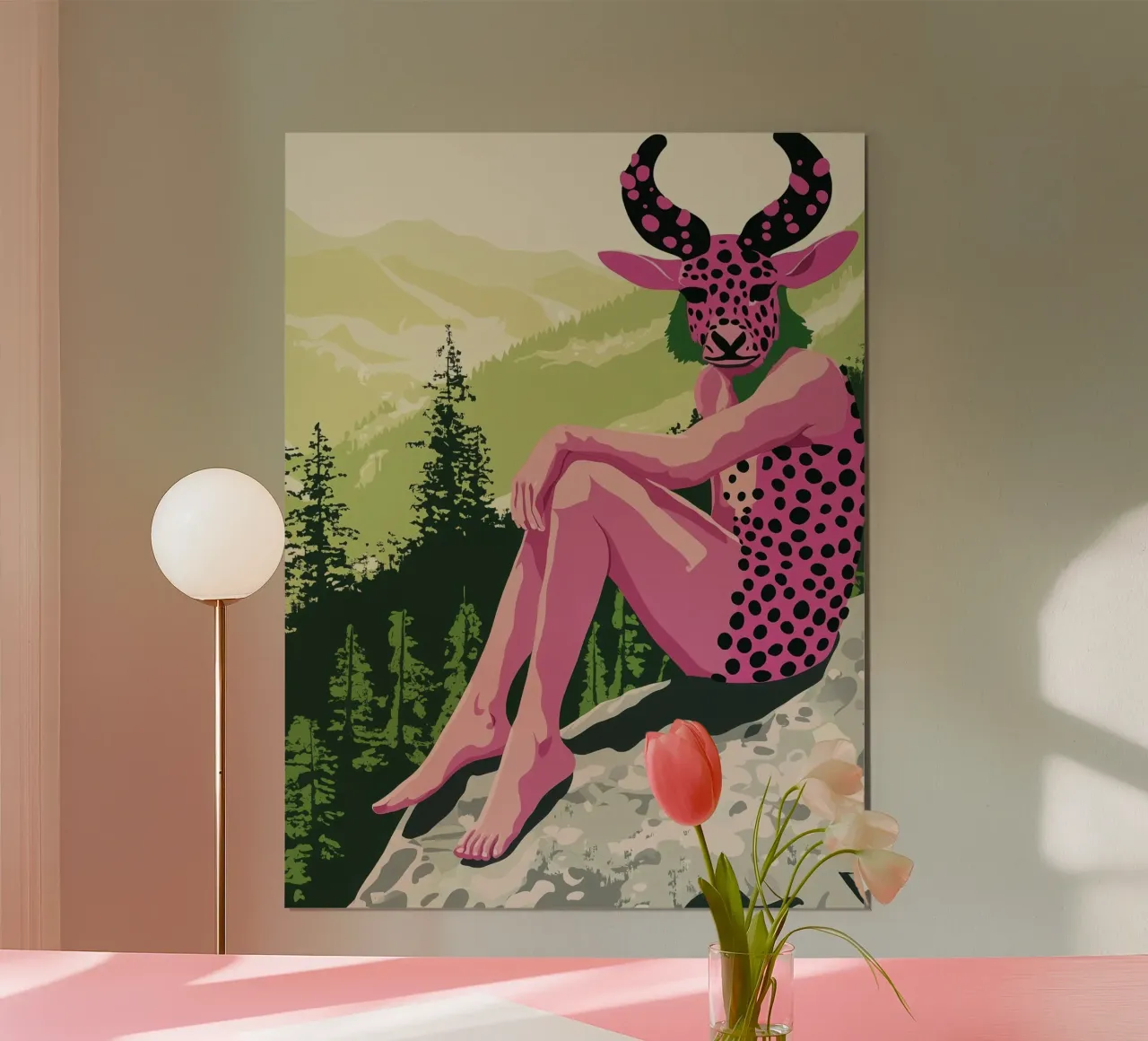 Escursione nella Foresta Nera | Folklore Pop Art surreale poster da Autofocus