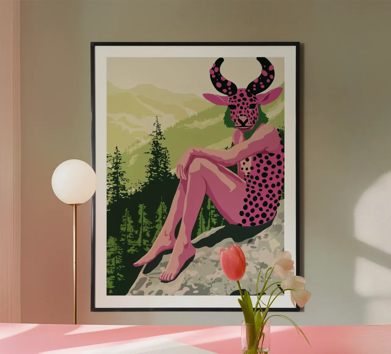Escursione nella Foresta Nera | Folklore Pop Art surreale poster da Autofocus