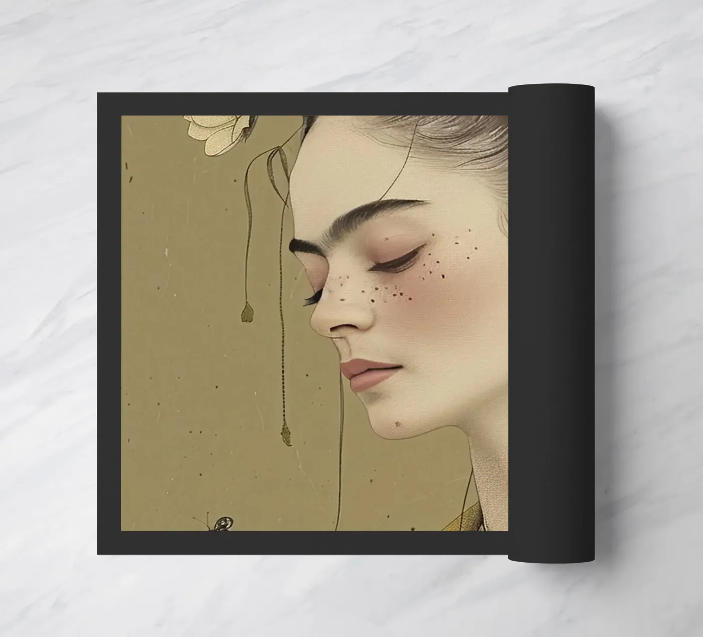 Frida rivisitata zerbino da Rustic Grace Studio 02