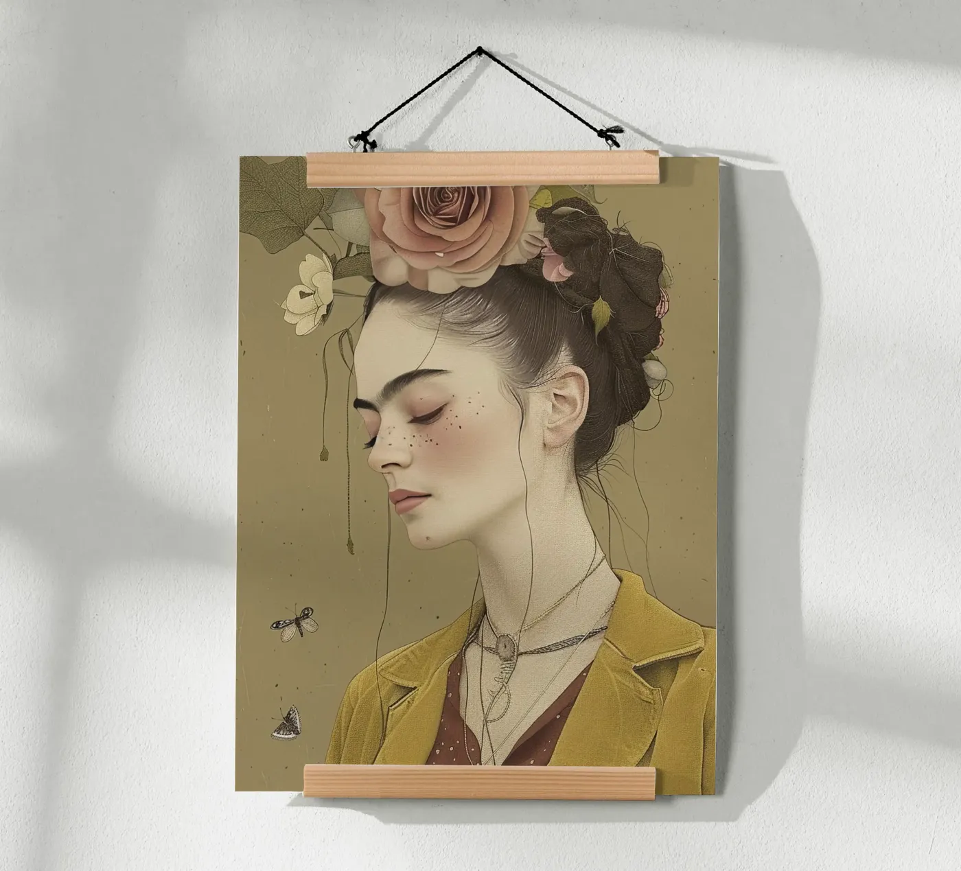 Frida rivisitata poster da Rustic Grace Studio 02