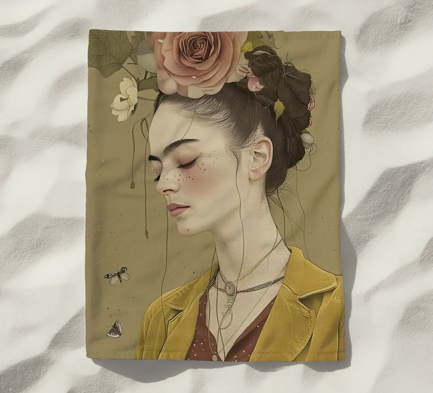 Frida rivisitata telo mare da Rustic Grace Studio 02