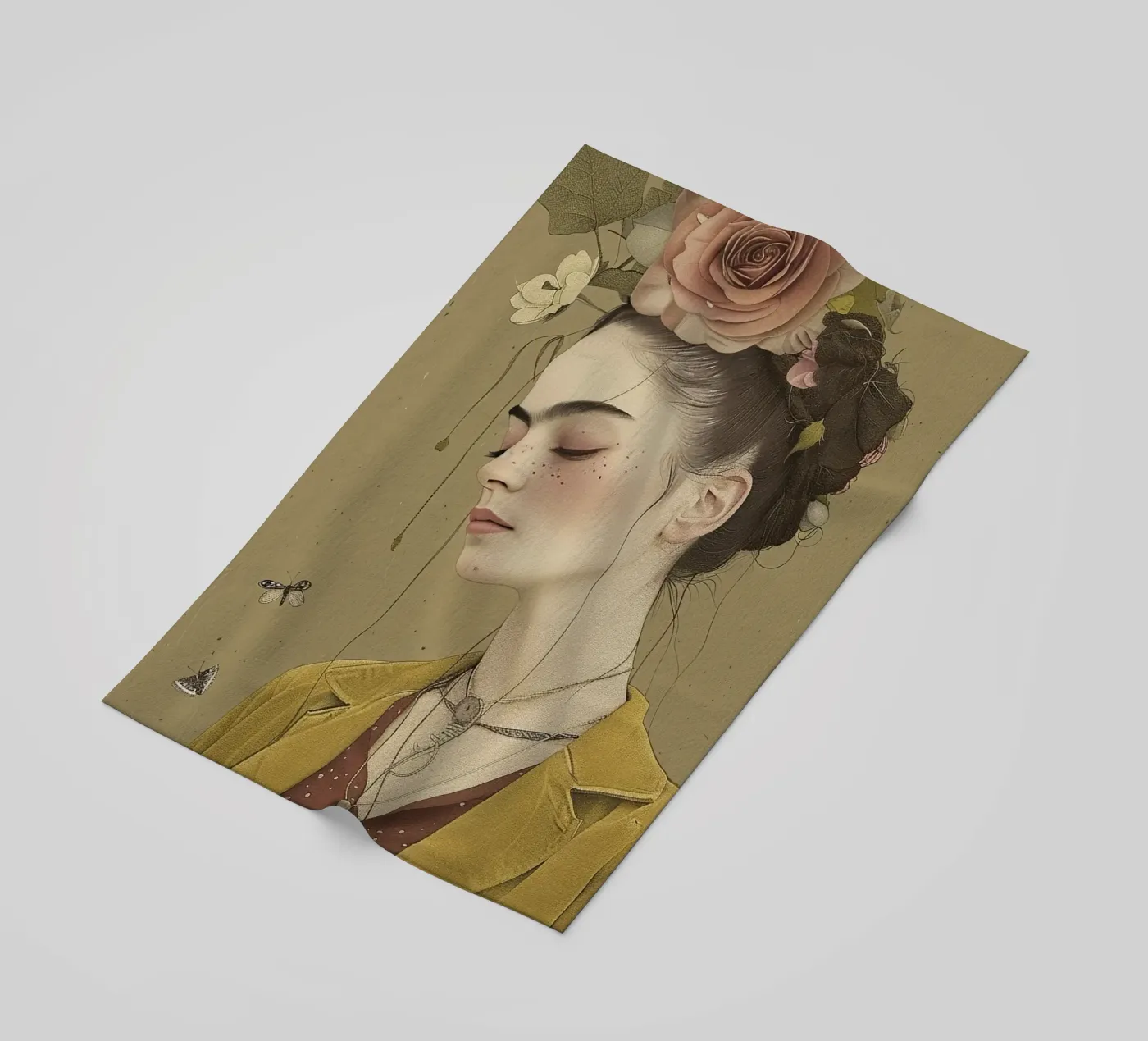 Frida rivisitata telo mare da Rustic Grace Studio 02