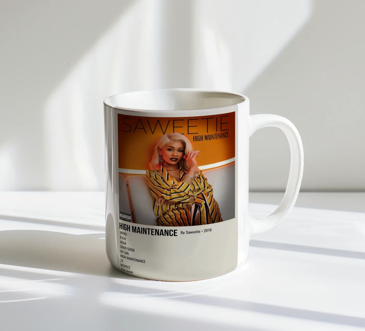 HIGH MAINTENANCE By Saweetie. 2018 tazza in ceramica da SoundStudio