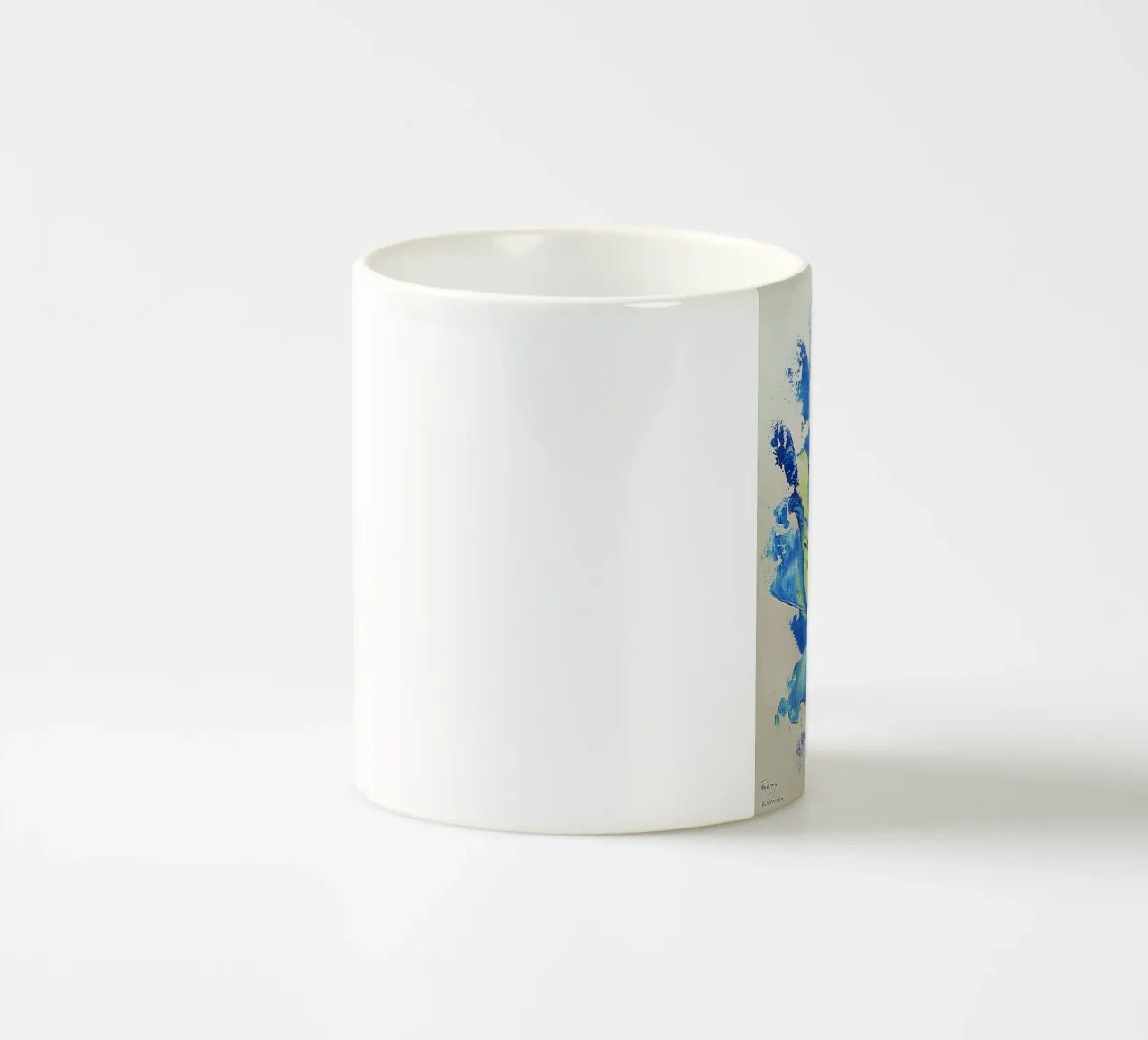 IDEAL GIFT 98 tazza in ceramica da Thierry Vobmann Abstract painting