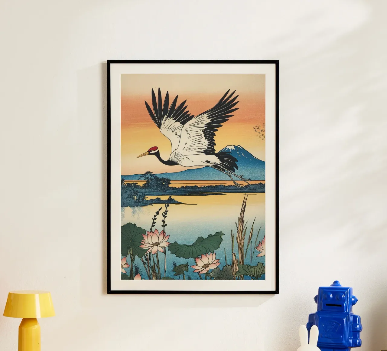 The call of the crane poster by Ukiyo Visions