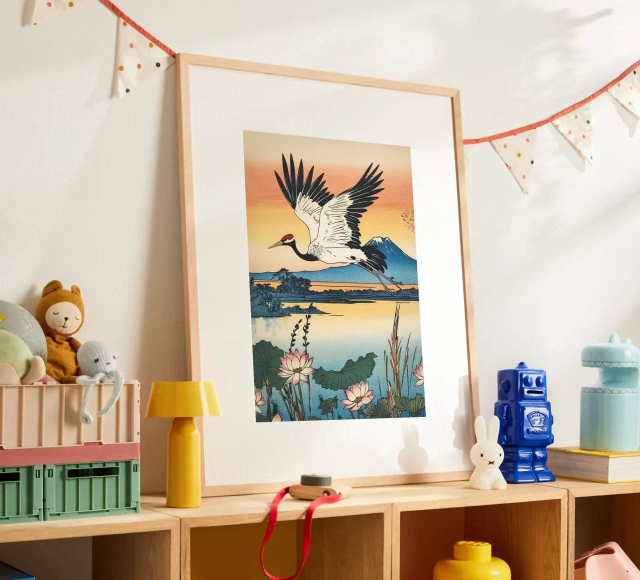 The call of the crane poster by Ukiyo Visions