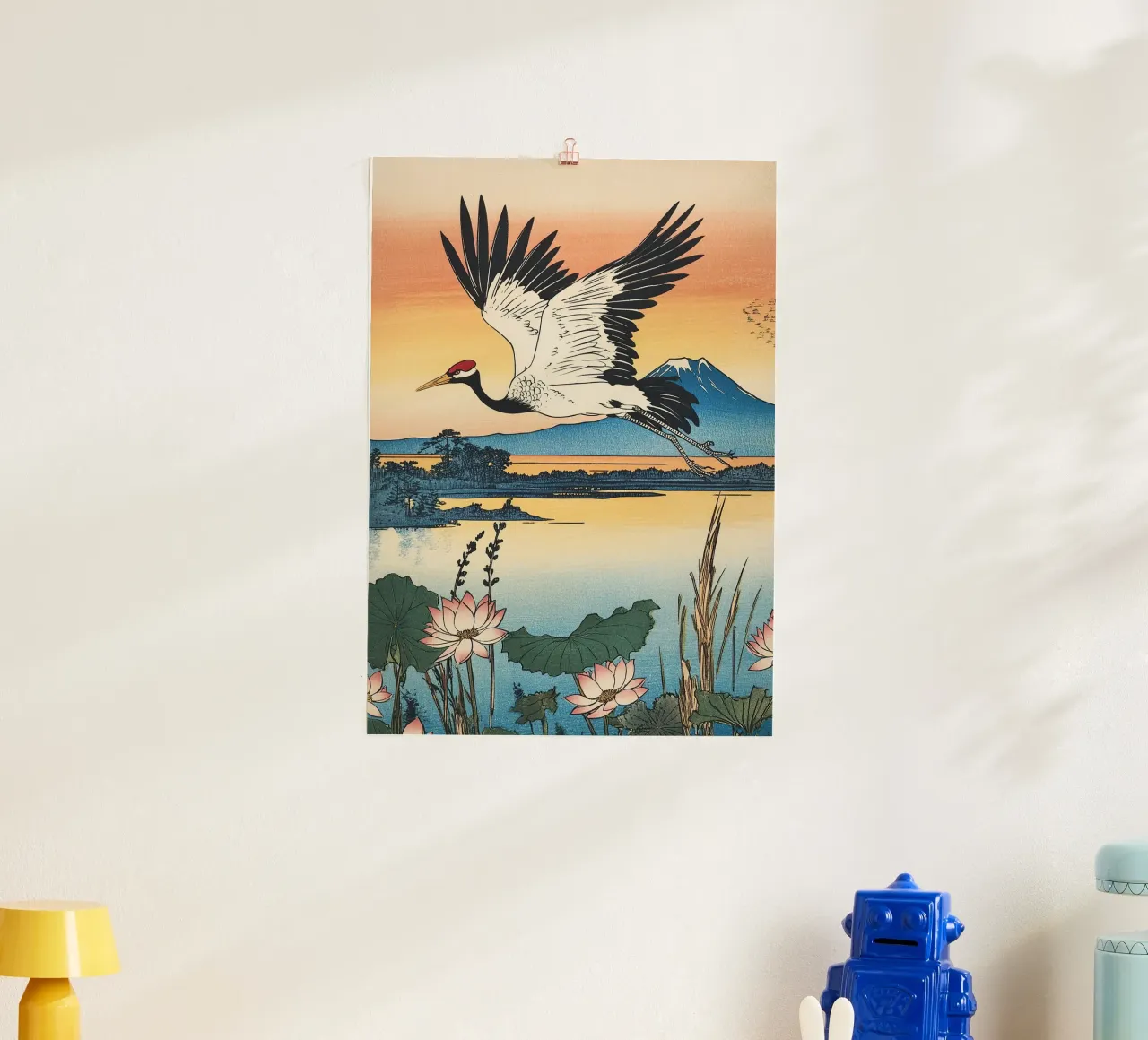 The call of the crane poster by Ukiyo Visions