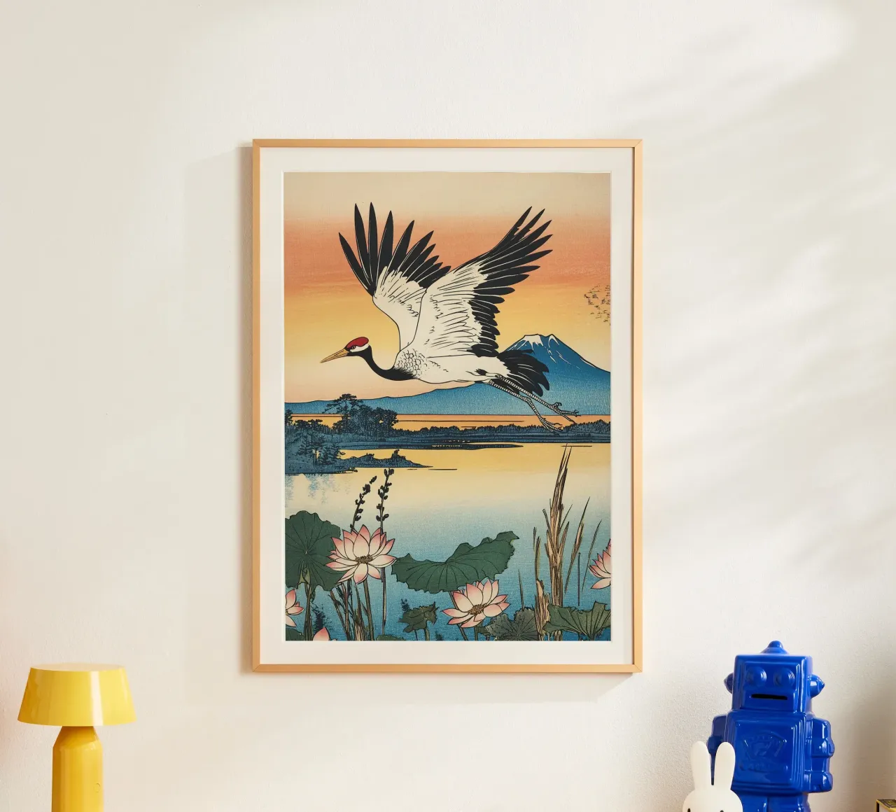 The call of the crane poster by Ukiyo Visions