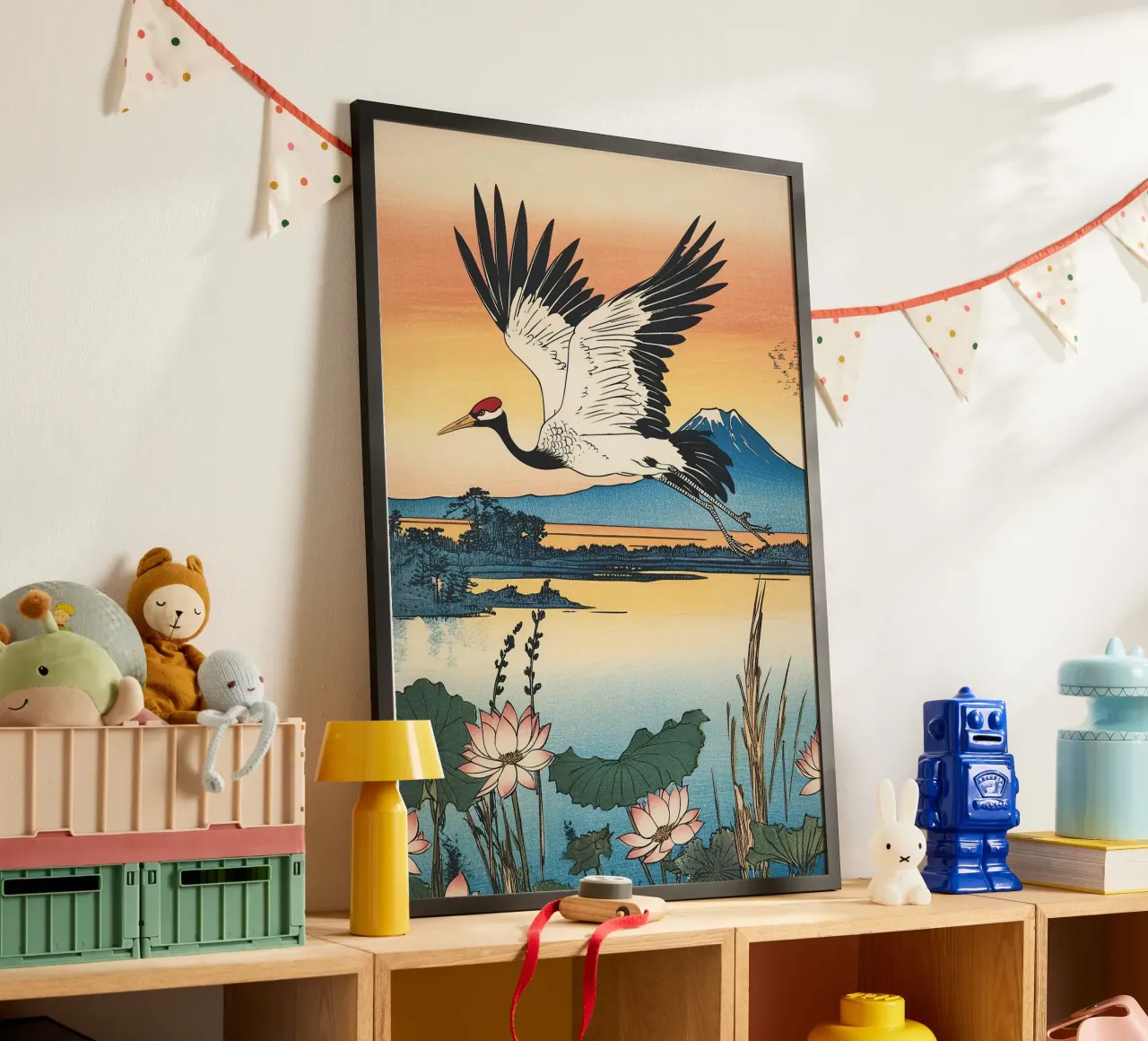 The call of the crane poster by Ukiyo Visions