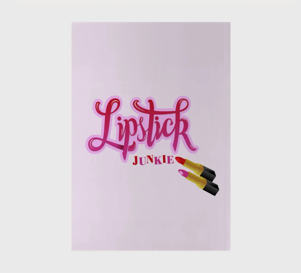Lipstick Junkie. Scrittura a mano per le appassionate di make-up e per le ragazze. diario da CalliLetters