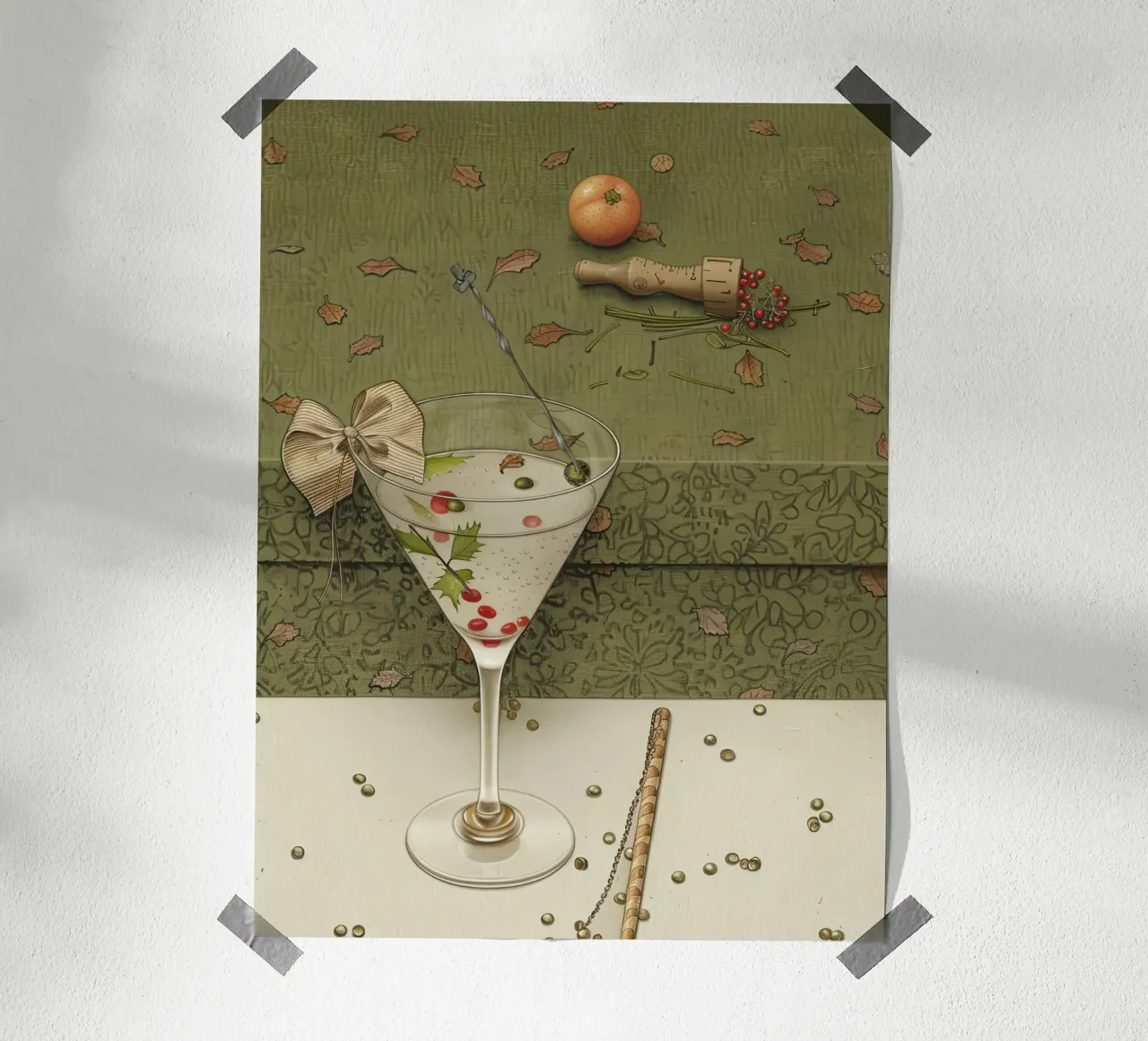 Spirito di vacanza poster da Rustic Grace Studio 02