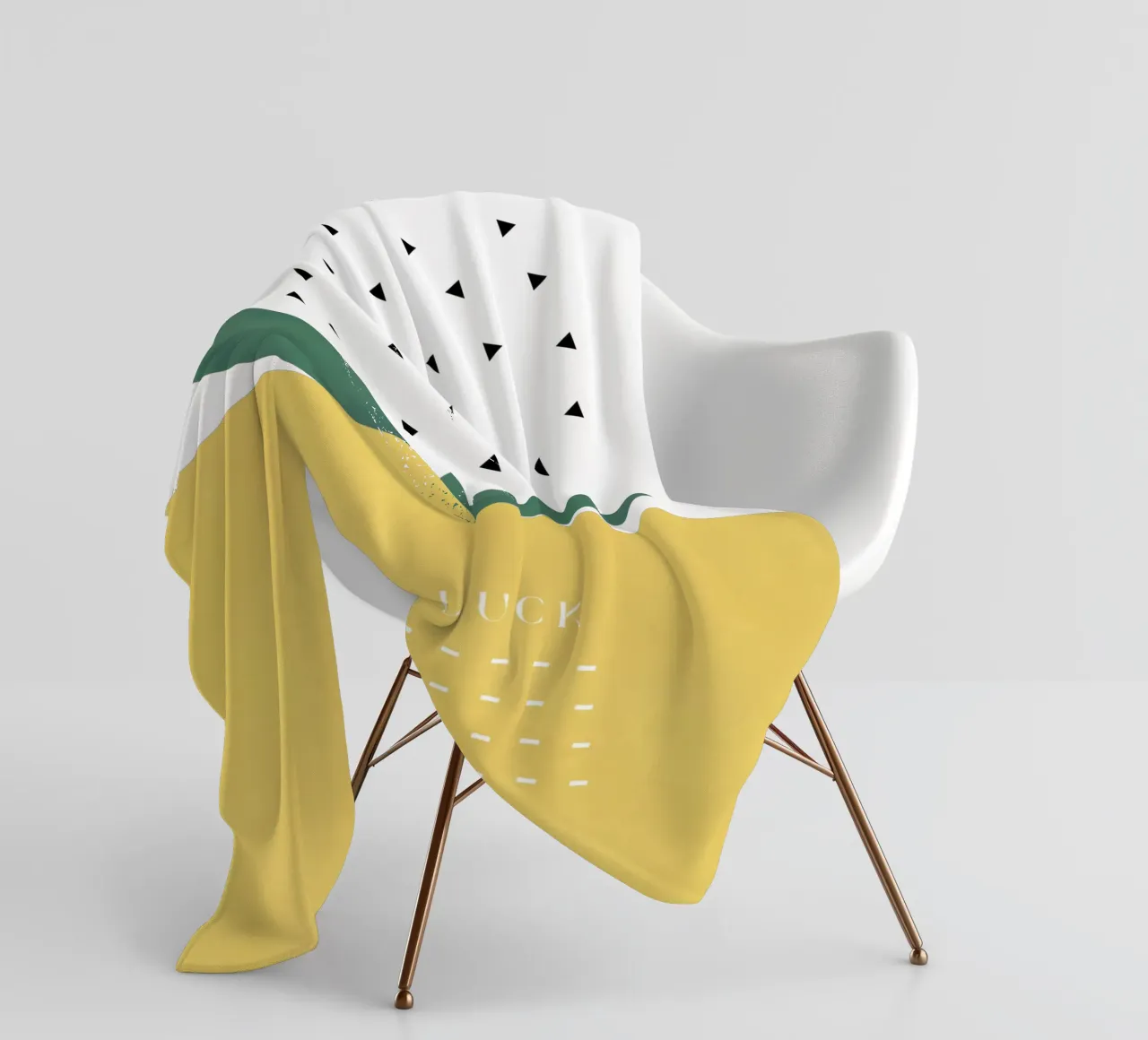 VIEL GLÜCK ZITRONE Fleecedecke von natural neutral