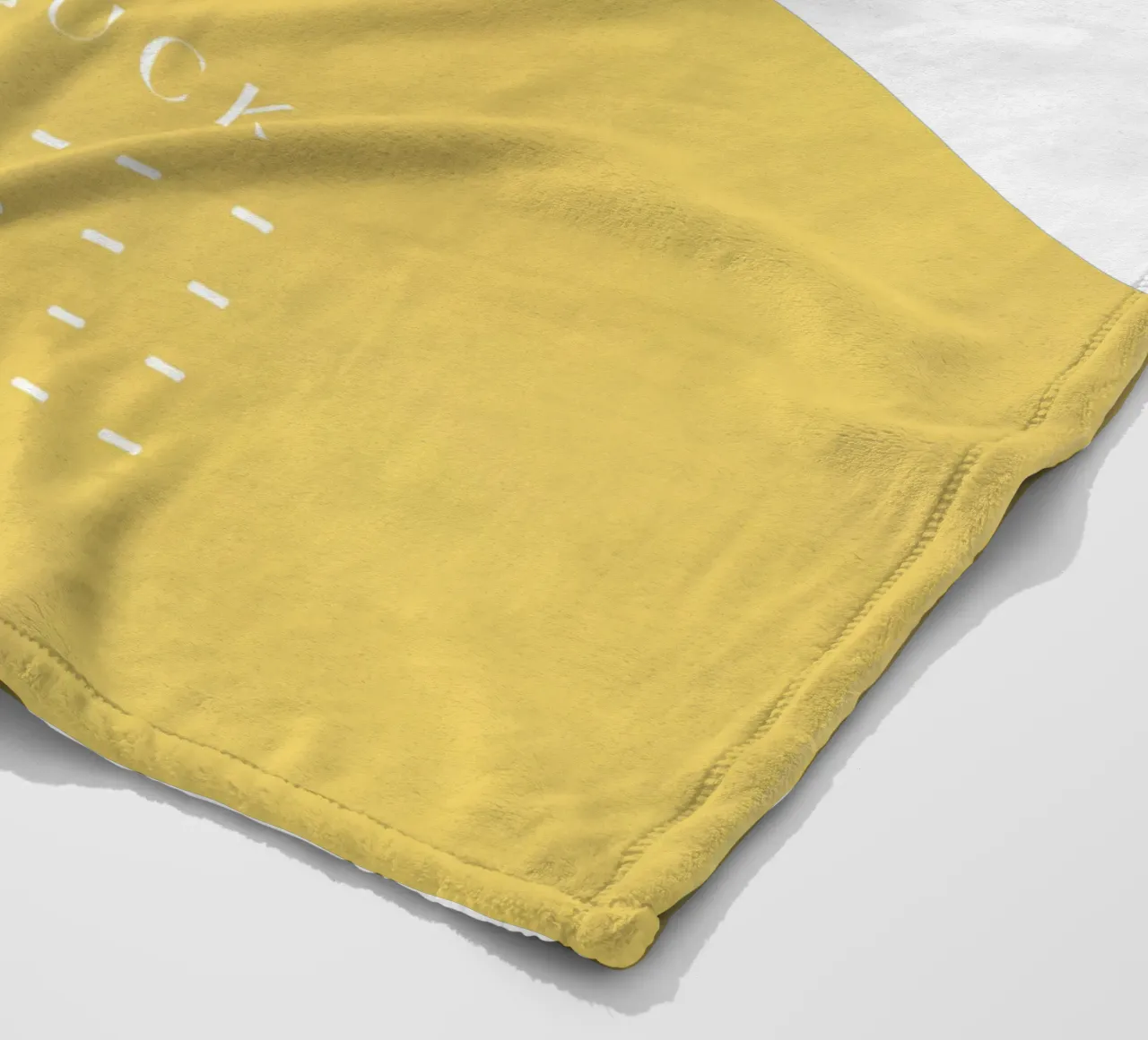 VIEL GLÜCK ZITRONE Fleecedecke von natural neutral