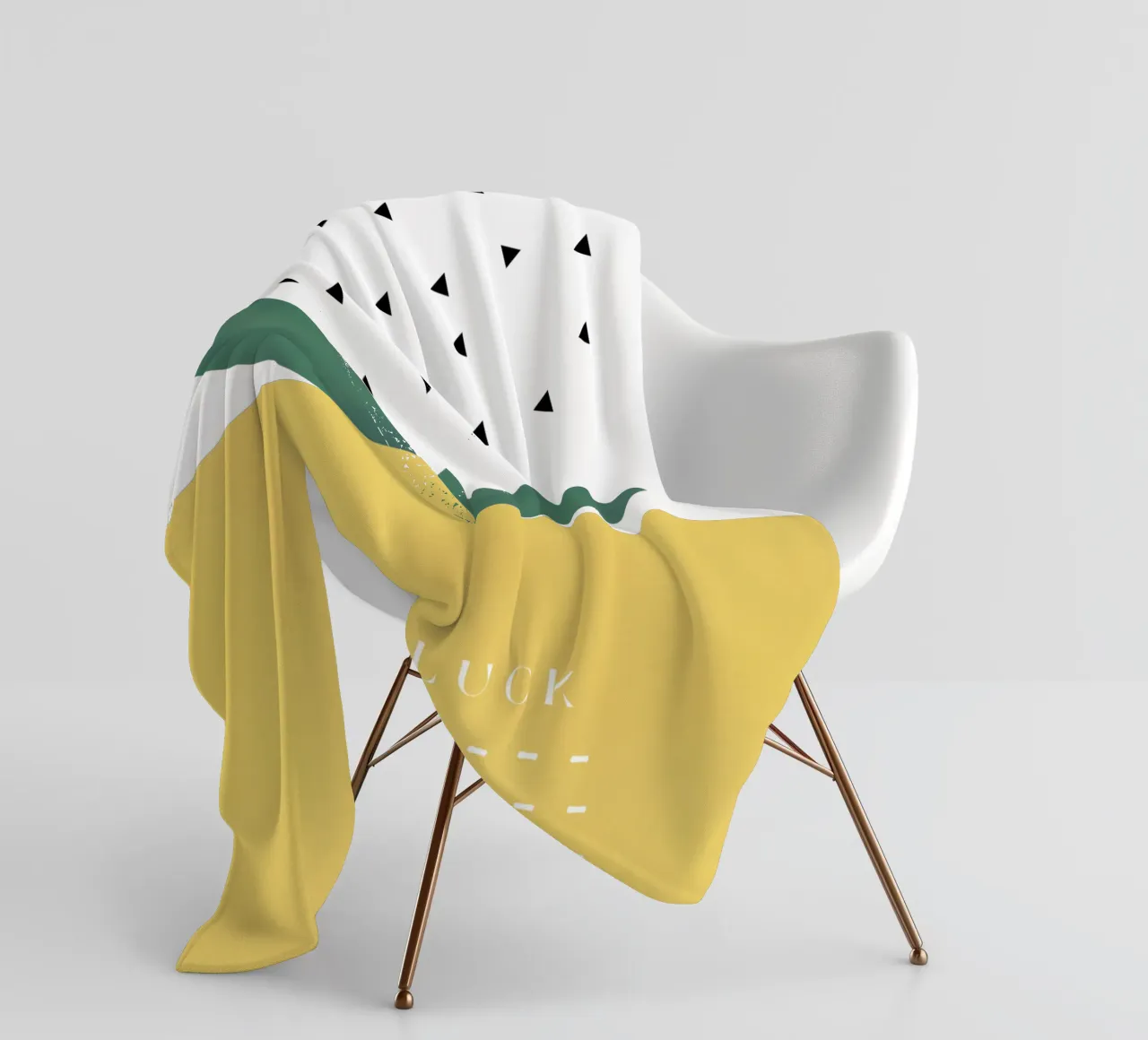 VIEL GLÜCK ZITRONE Fleecedecke von natural neutral