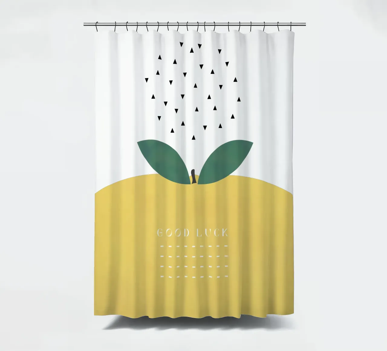 VIEL GLÜCK ZITRONE Duschvorhang von natural neutral