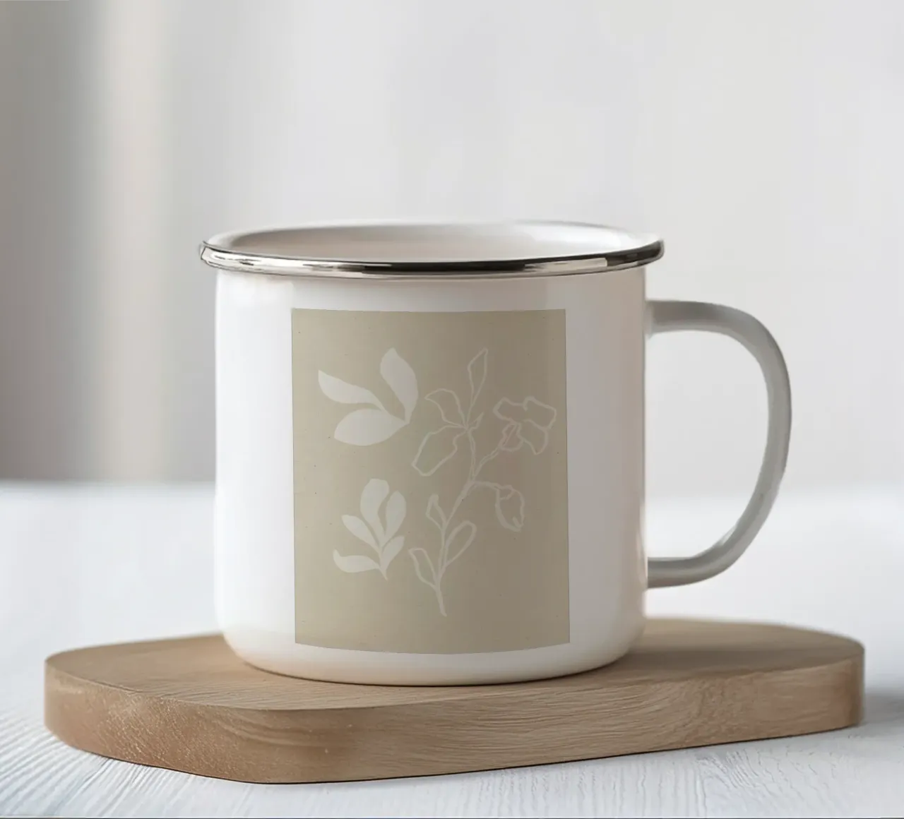 Vie Simple No 31 enamel mug by treechild