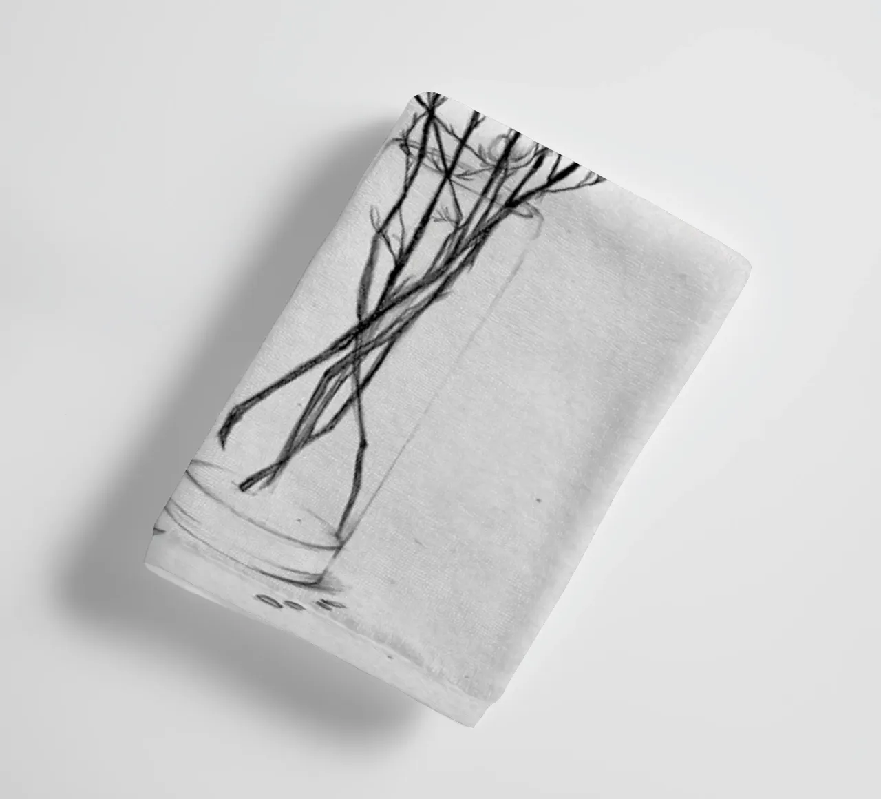 Les Fleurs 2 Handtuch von The White Deer