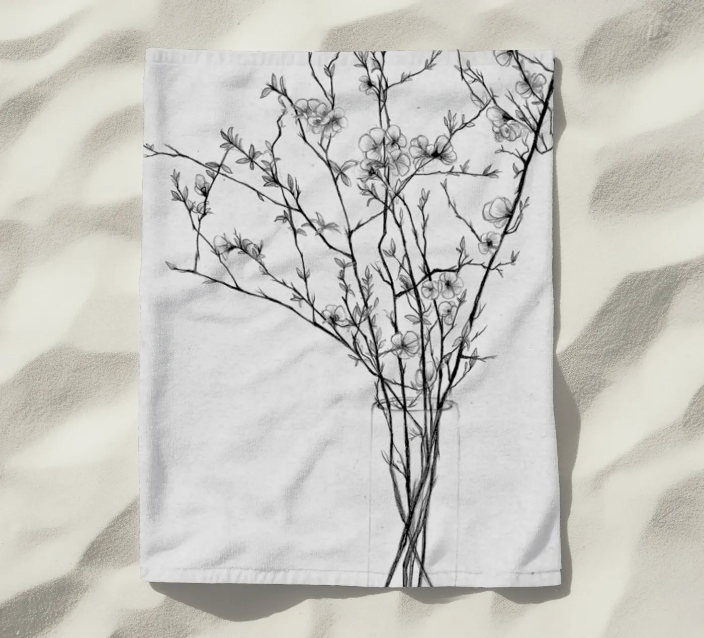 Les Fleurs 2 telo mare da The White Deer