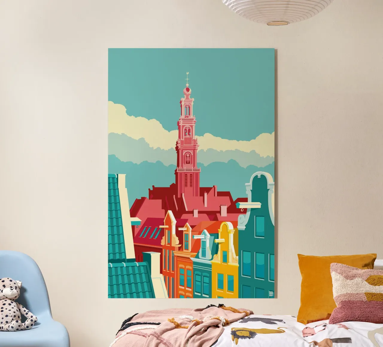 Westerkerk, Jordaan, Amsterdam acrylic glass by Remko Heemskerk