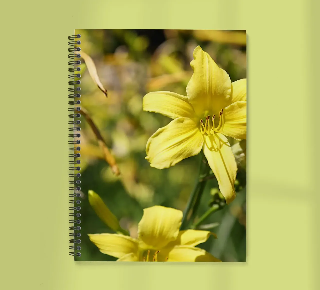Daylily spiral notebook by Edenart
