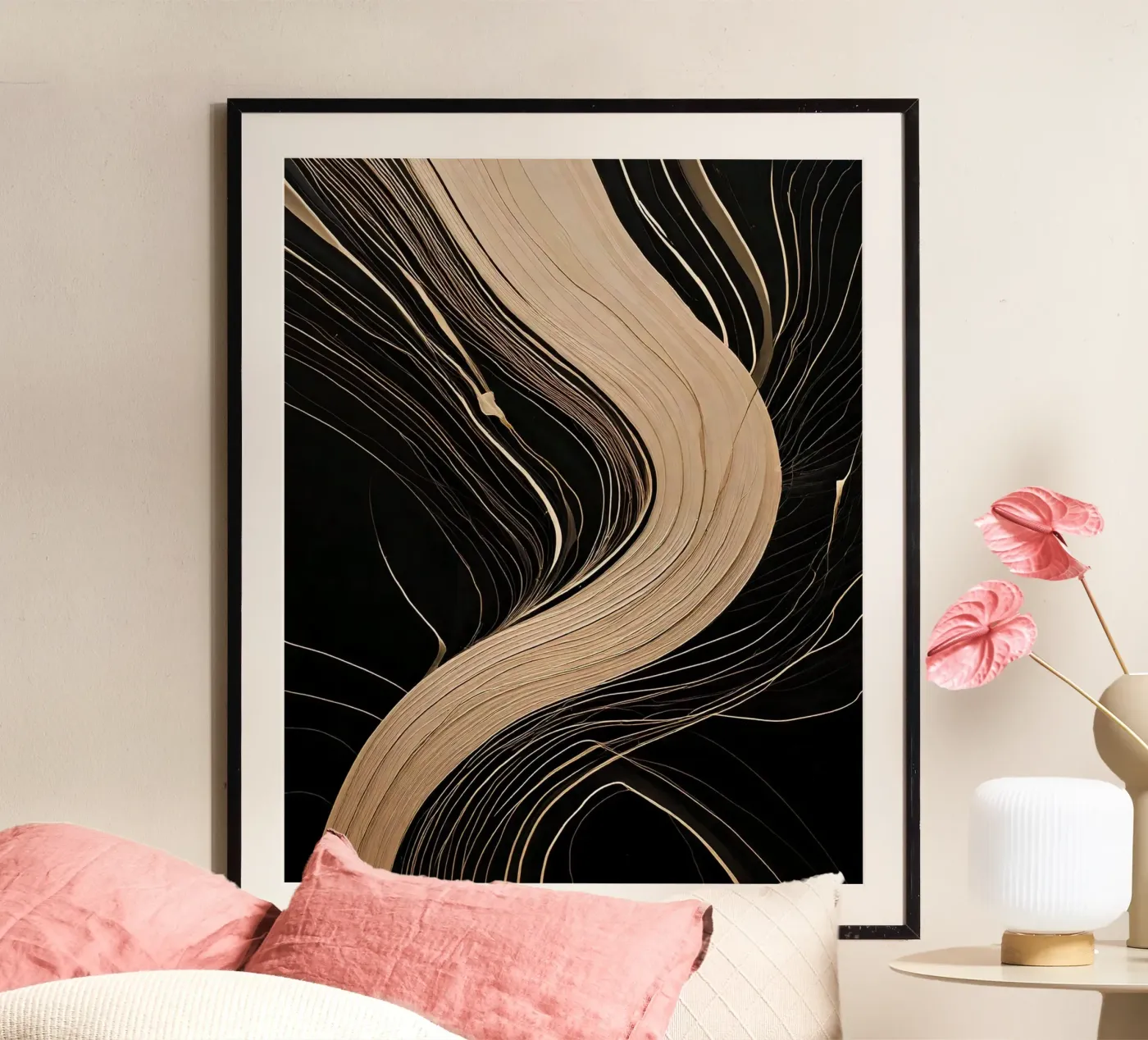 Abstract structure poster by tylerstudio
