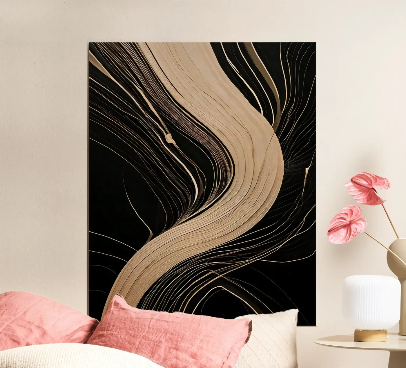 Abstract structure poster by tylerstudio