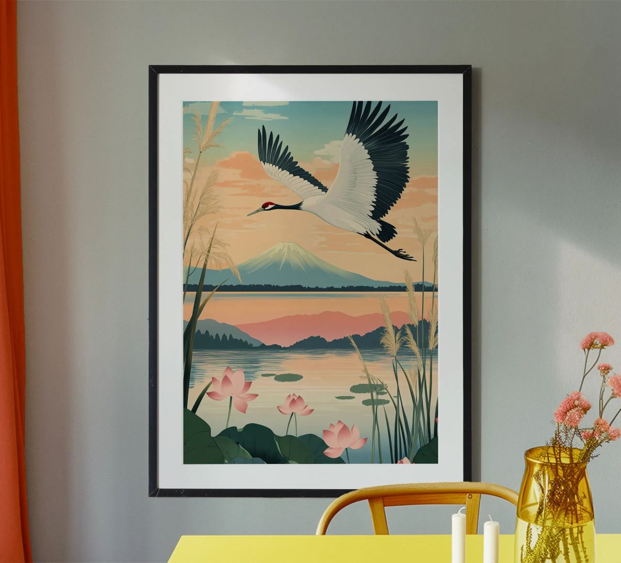 Vuelo al infinito poster de Ukiyo Visions