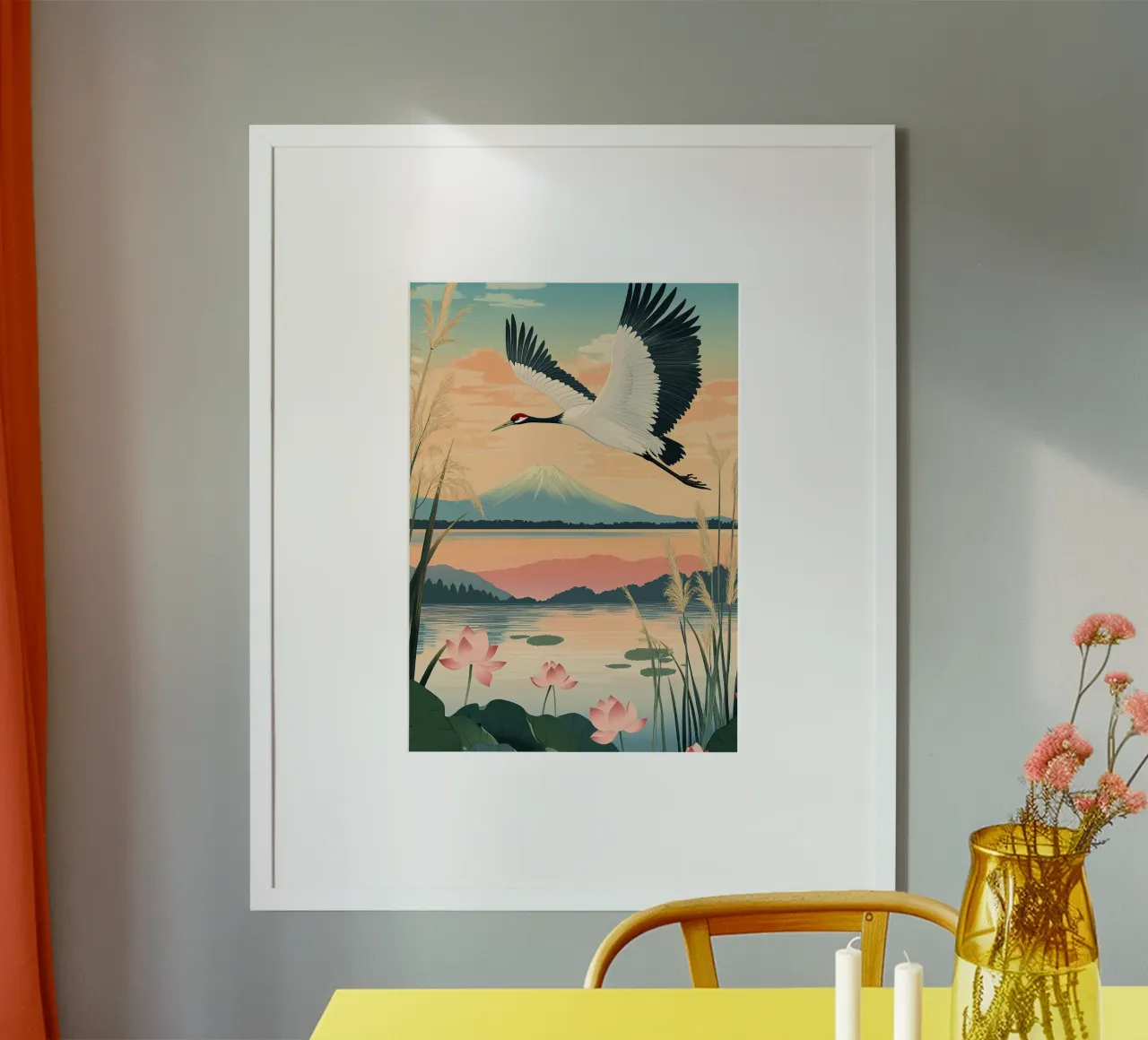 Volo nell'infinito poster da Ukiyo Visions