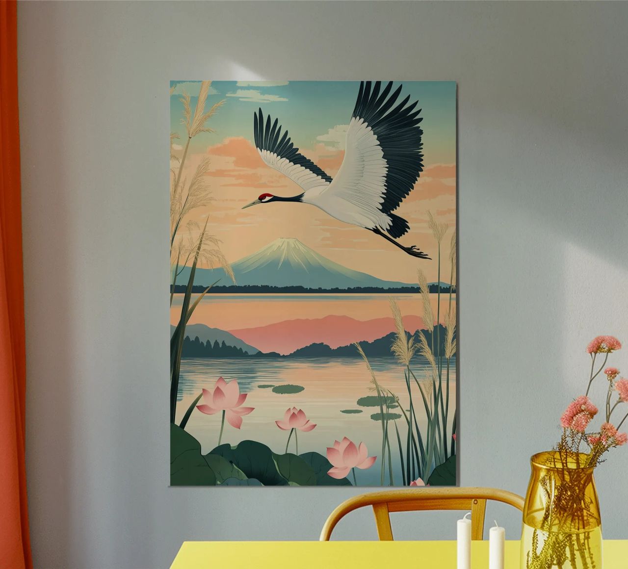 Vuelo al infinito poster de Ukiyo Visions