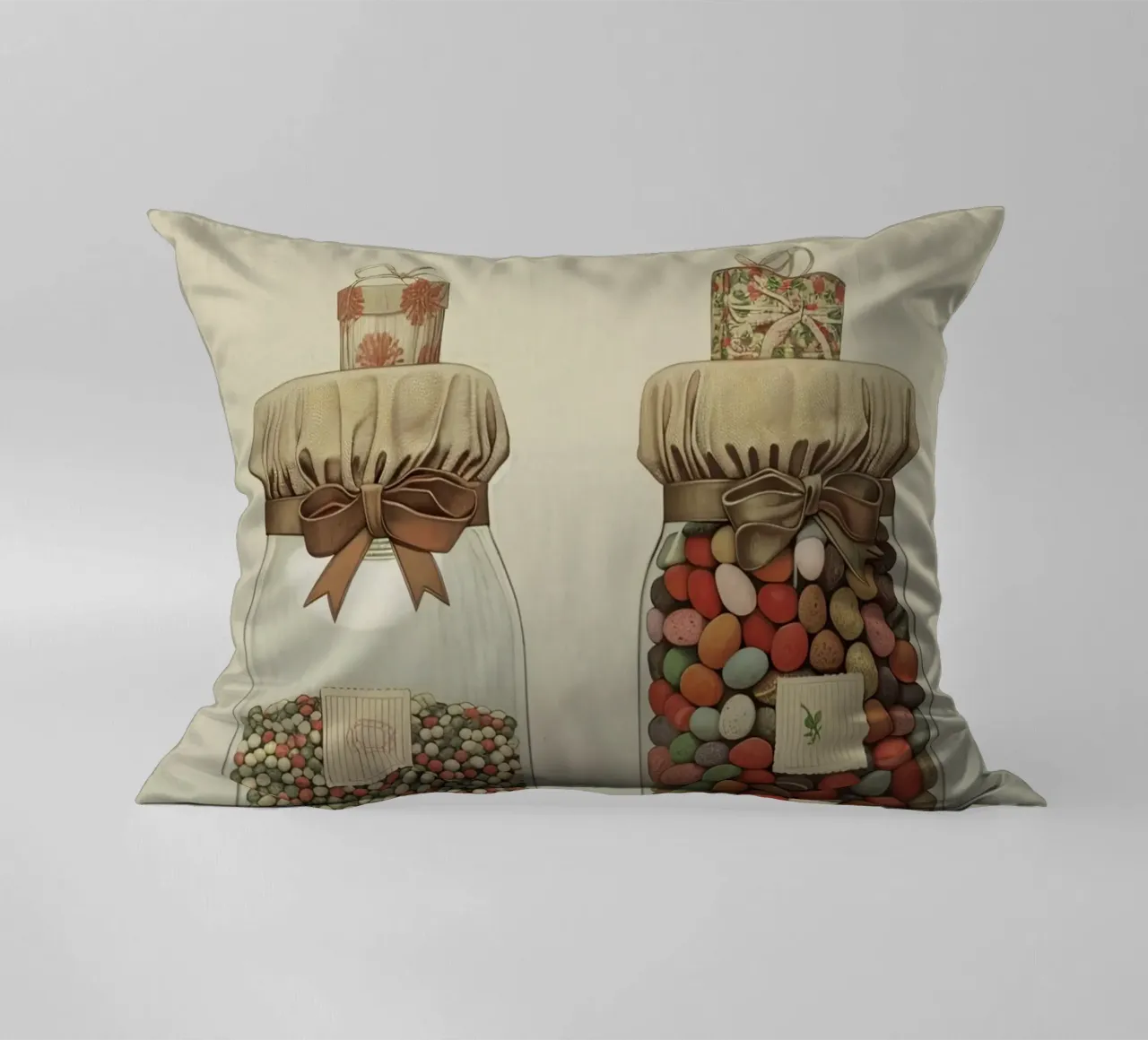 Jars of Joy decorative cushion by Rustic Grace Studio 02