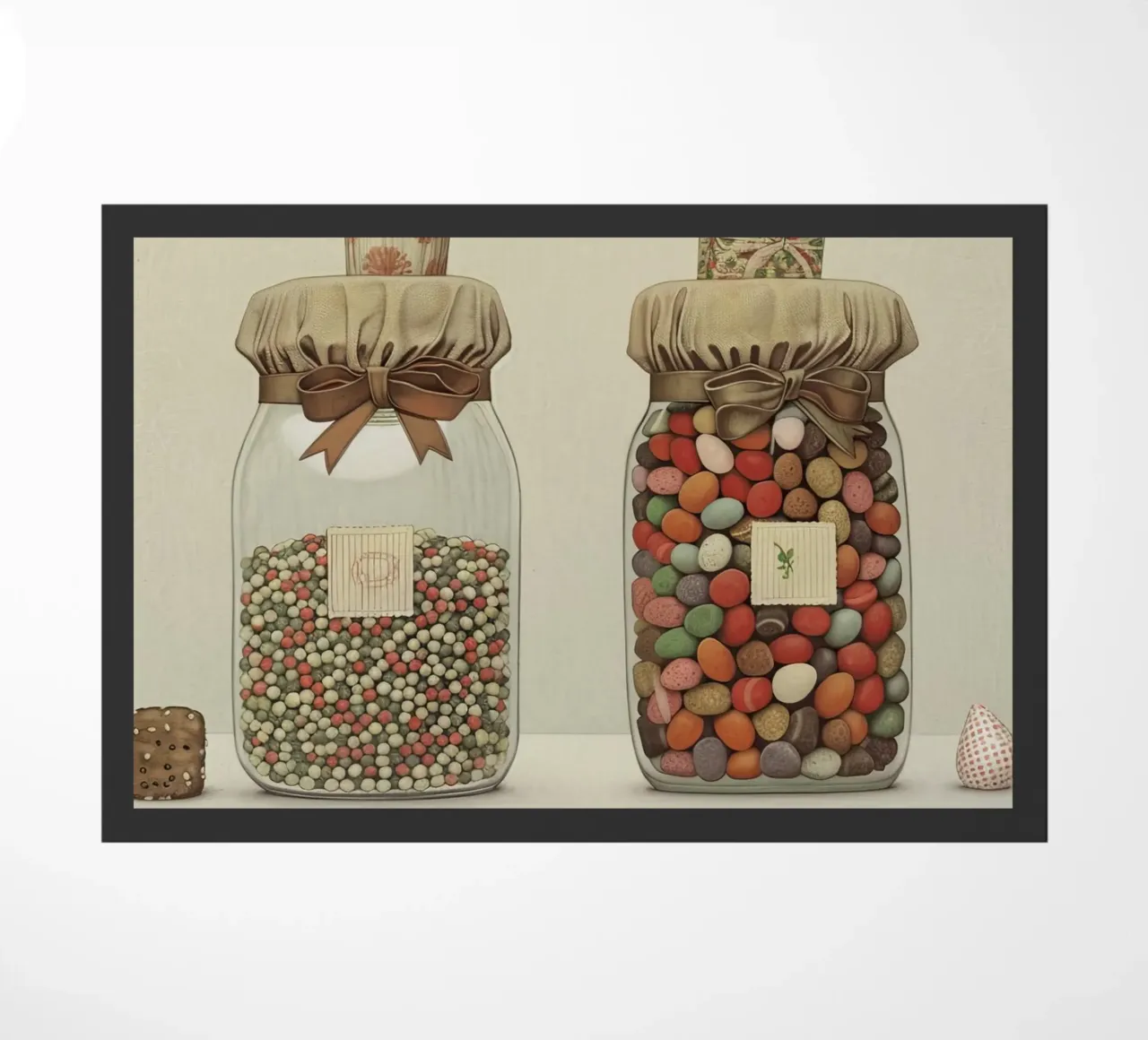 Jars of Joy doormat by Rustic Grace Studio 02