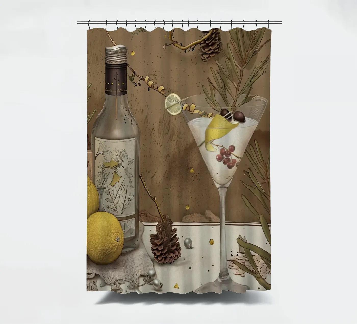 Rustic Elegance rideau de douche de Rustic Grace Studio 02