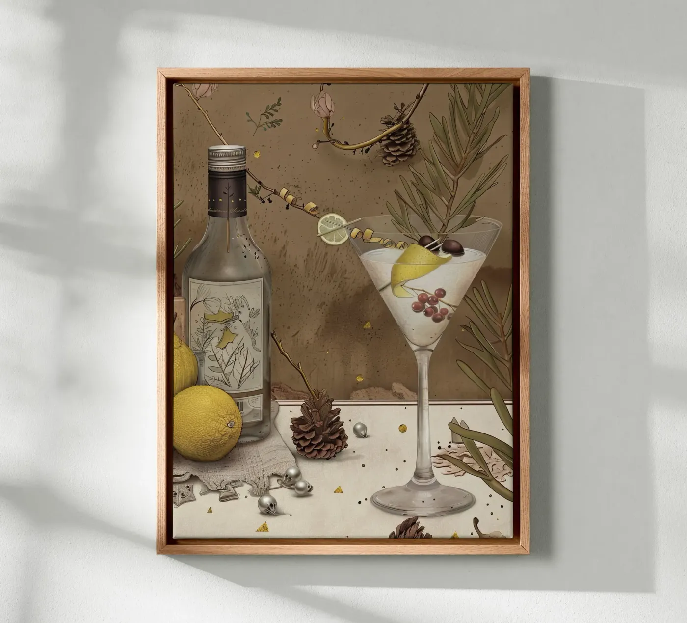 Rustikale Eleganz Leinwand von Rustic Grace Studio 02