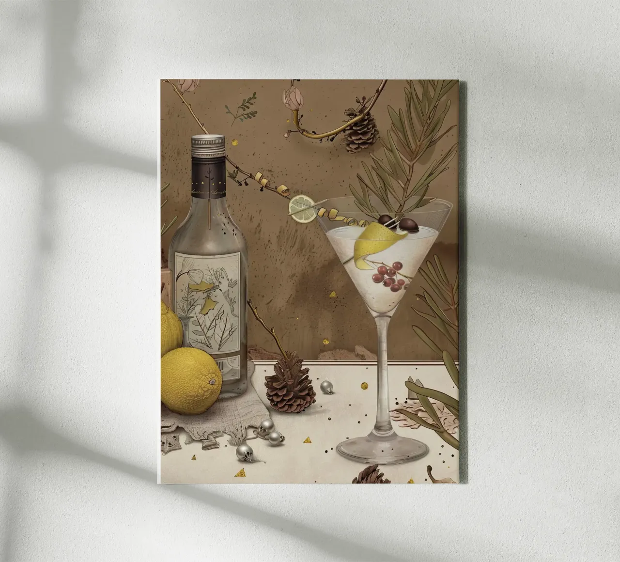 Rustieke elegantie canvas van Rustic Grace Studio 02