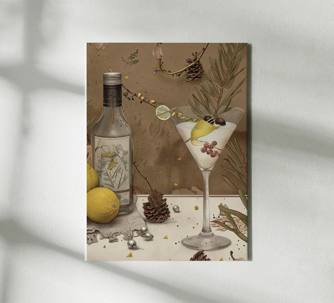 Rustikale Eleganz Leinwand von Rustic Grace Studio 02