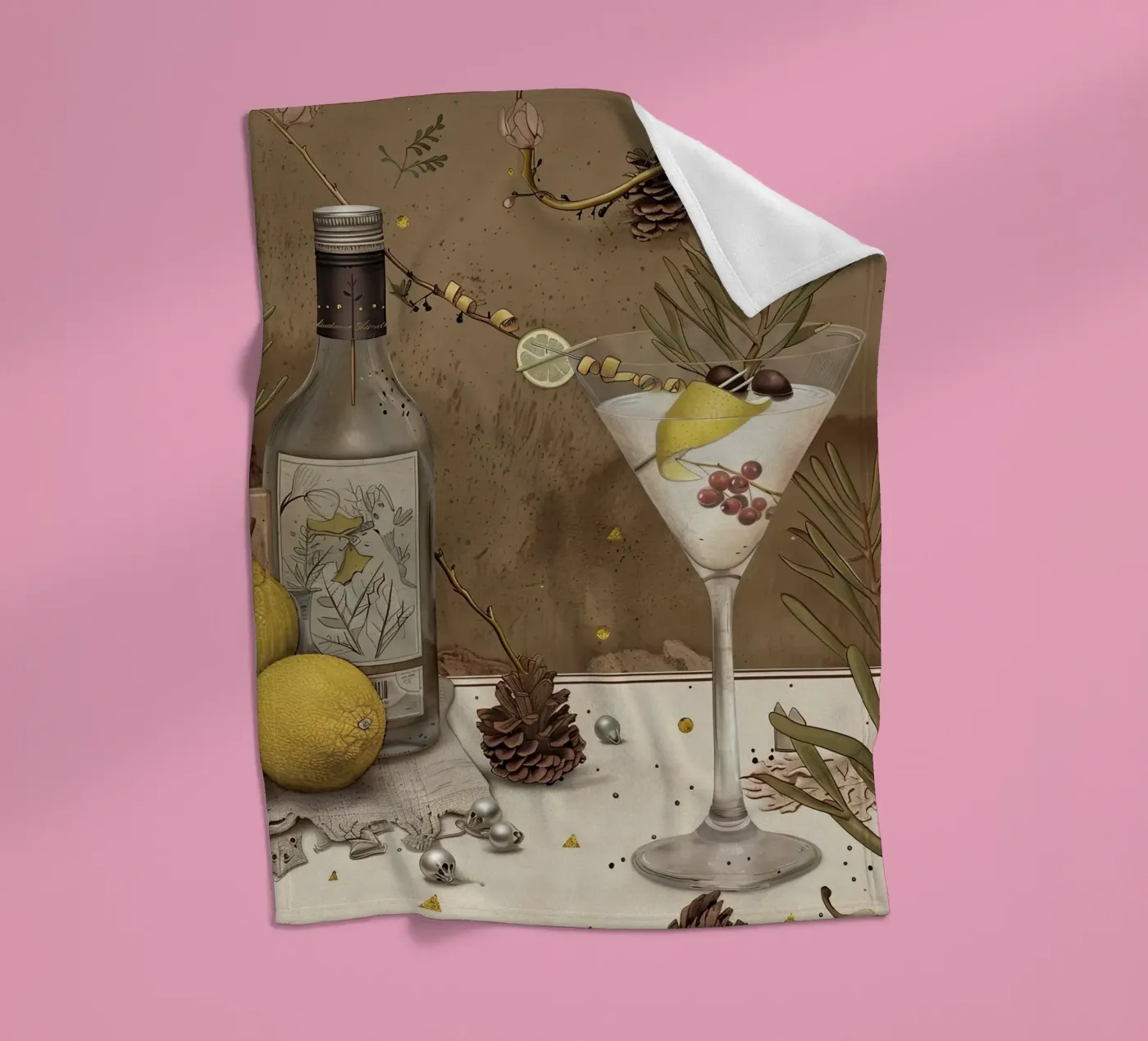 Rustic Elegance Fleecedecke von Rustic Grace Studio 02