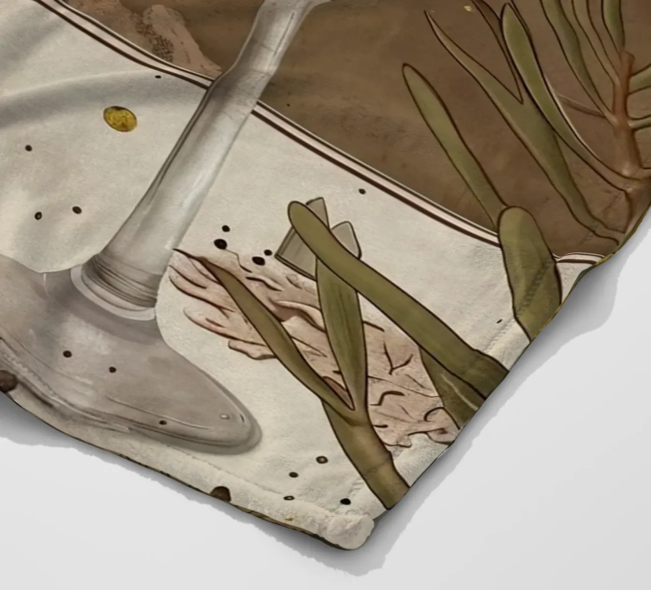 Rustic Elegance fleece blanket by Rustic Grace Studio 02