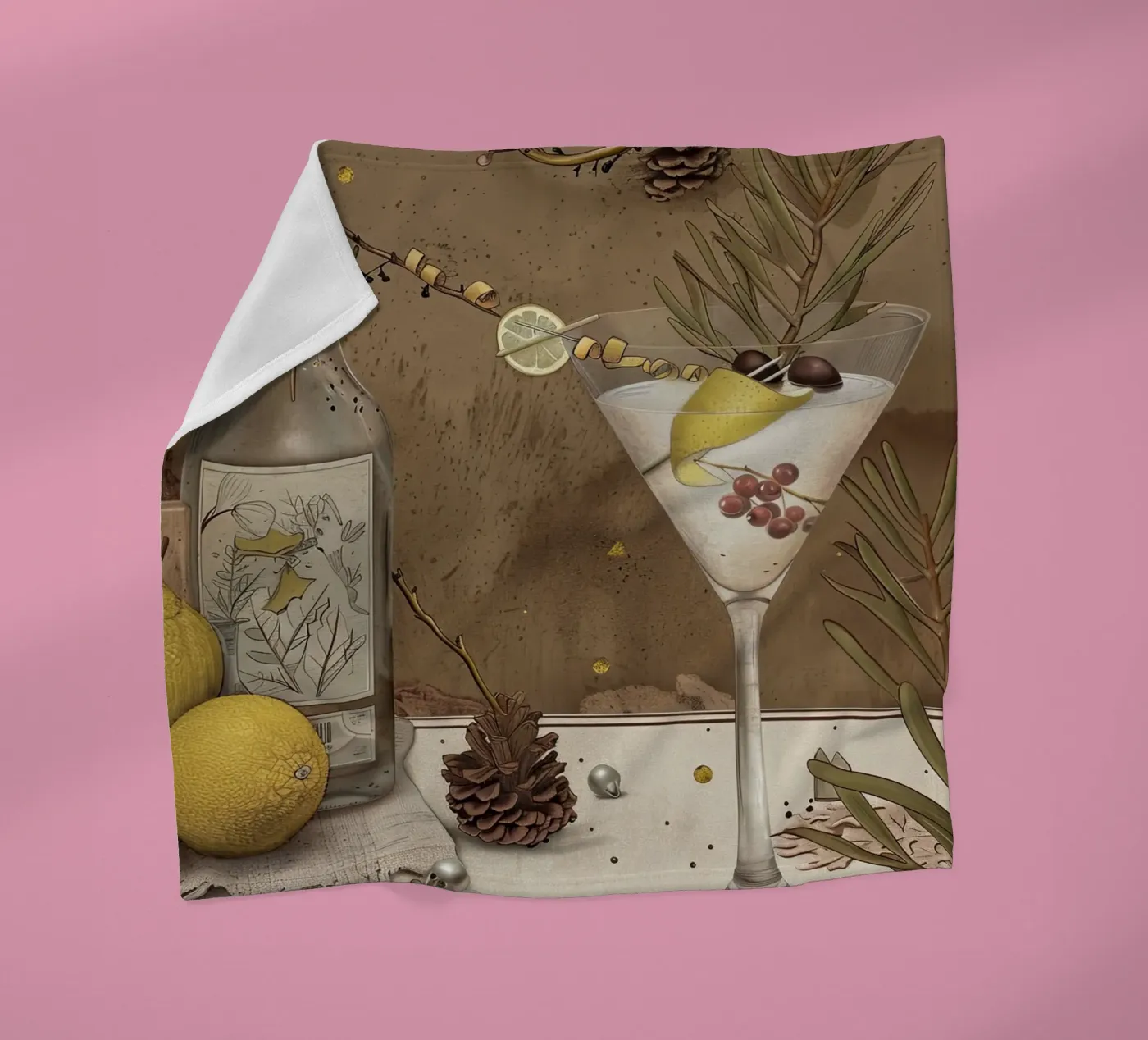 Rustic Elegance fleece blanket by Rustic Grace Studio 02