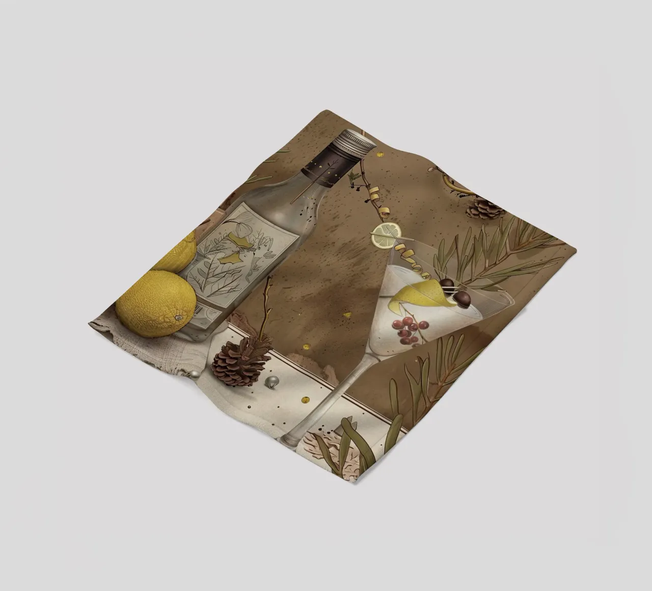 Rustic Elegance fleece blanket by Rustic Grace Studio 02